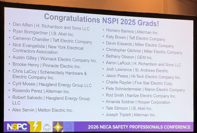 NECA Safety Prof Conf May 2026